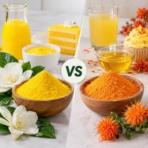 Gardenia Yellow Pigment vs Safflower: Which Colorant Fits Best?